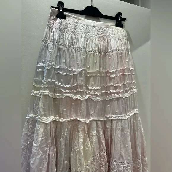 Loveshackfancy Linda Silk Maxi Skirt - Picture 4 of 6